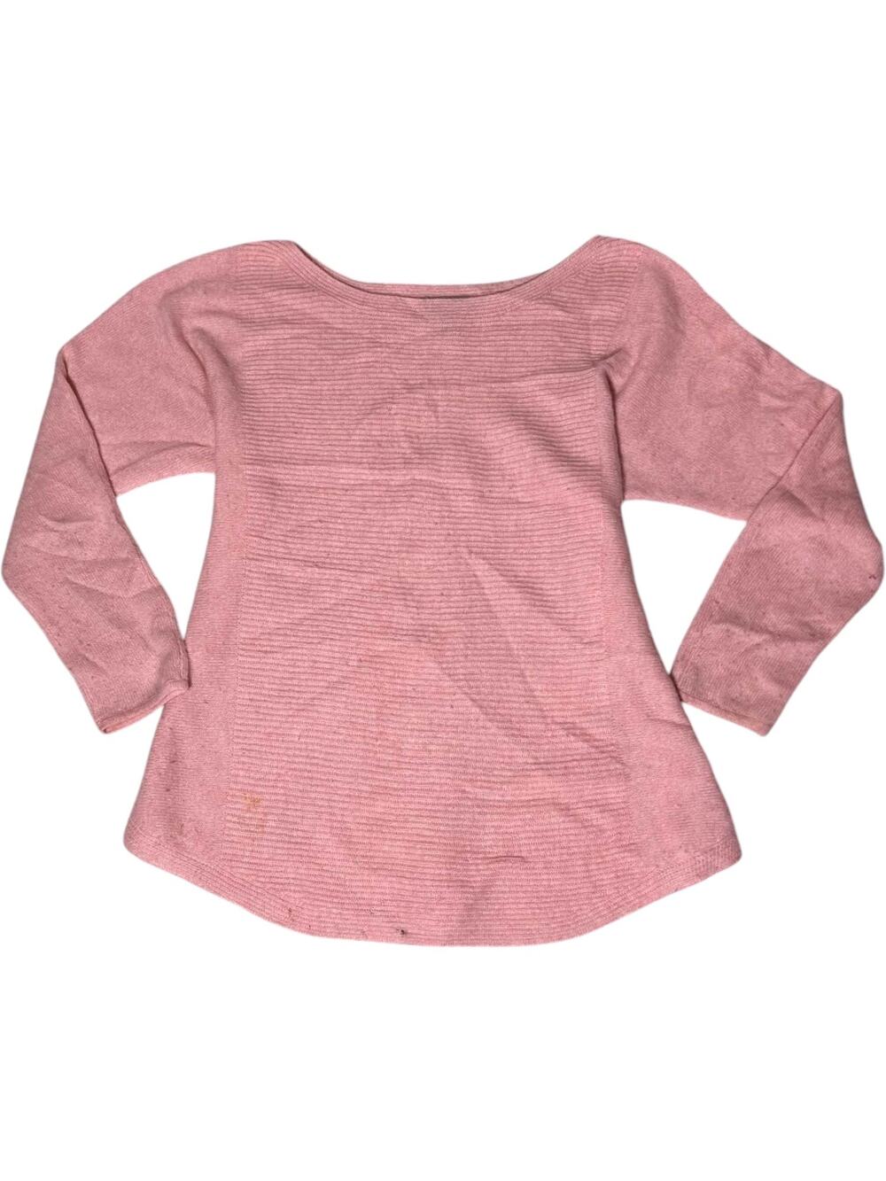 PURE Collection Pink Sweater 100% Cashmere Women's 8/10 Coquette Soft Girl